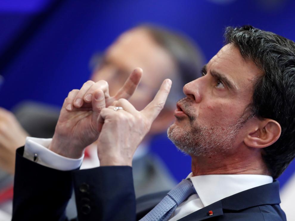 El exprimer ministro francés Manuel Valls en Madrid