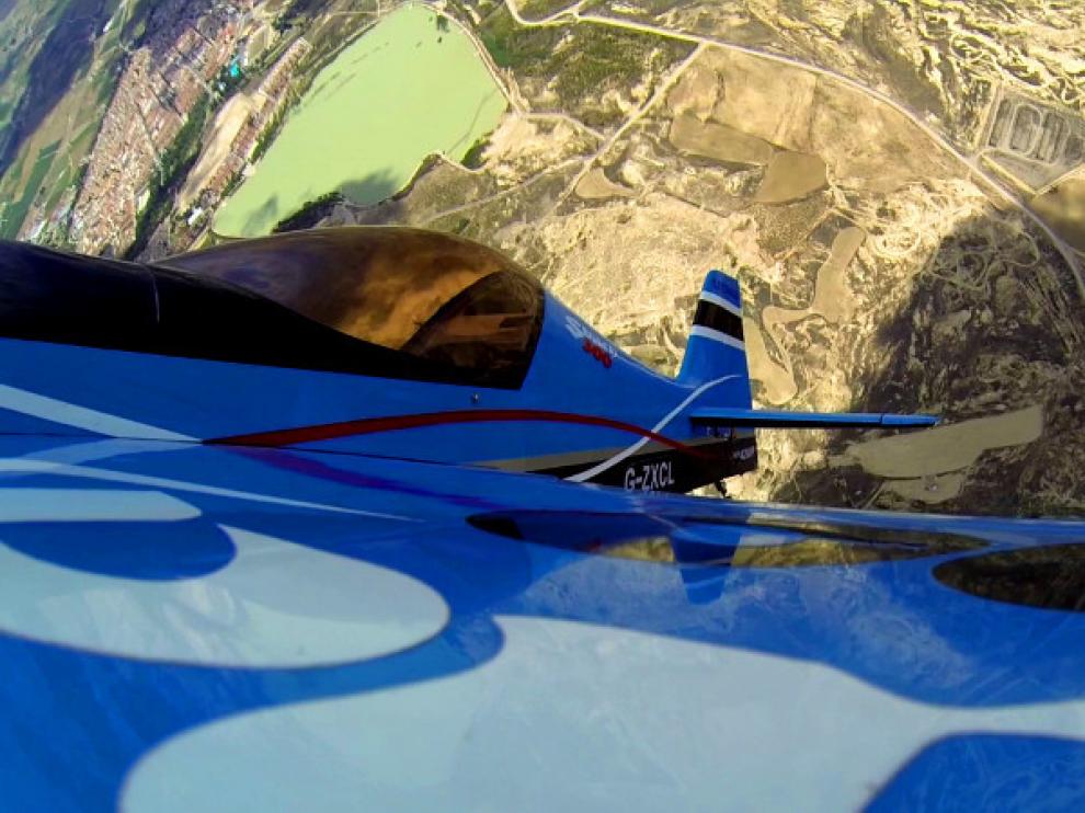 Aeromodelismo en el campo de vuelo de Ejea.