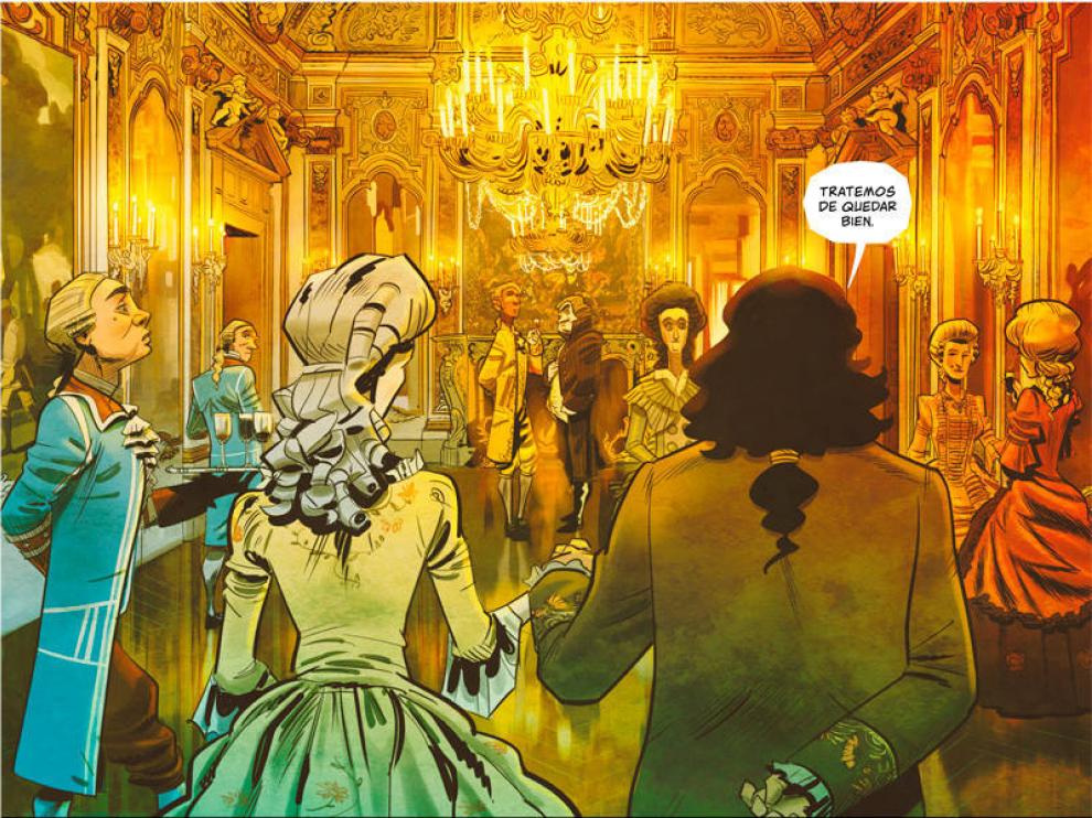 Goya, en el cómic de El Torres y Fran Galán.