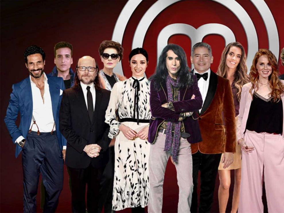 Los doce aspirantes famosos que competirán en 'MasterChef Celebrity'.