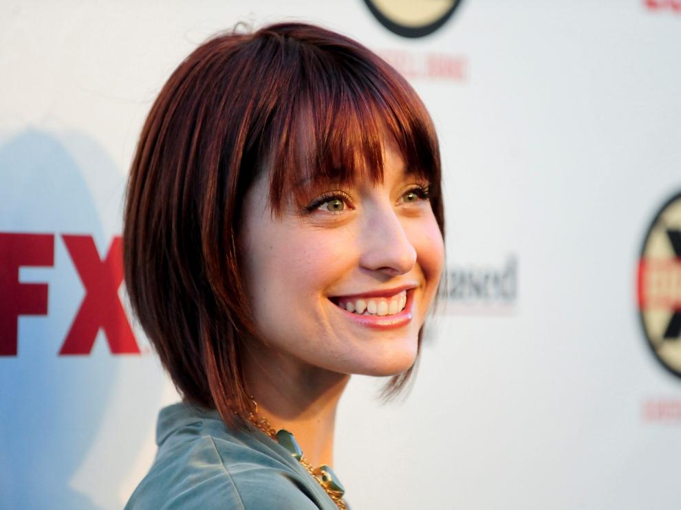 La actriz Allison Mack.