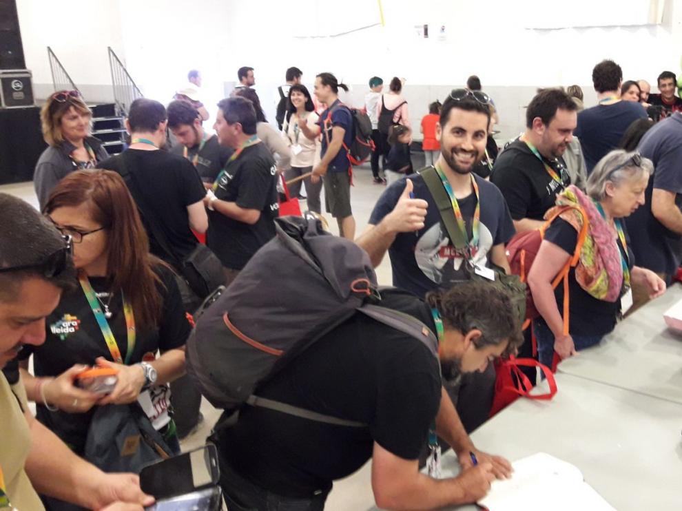 Participantes de la yincana.