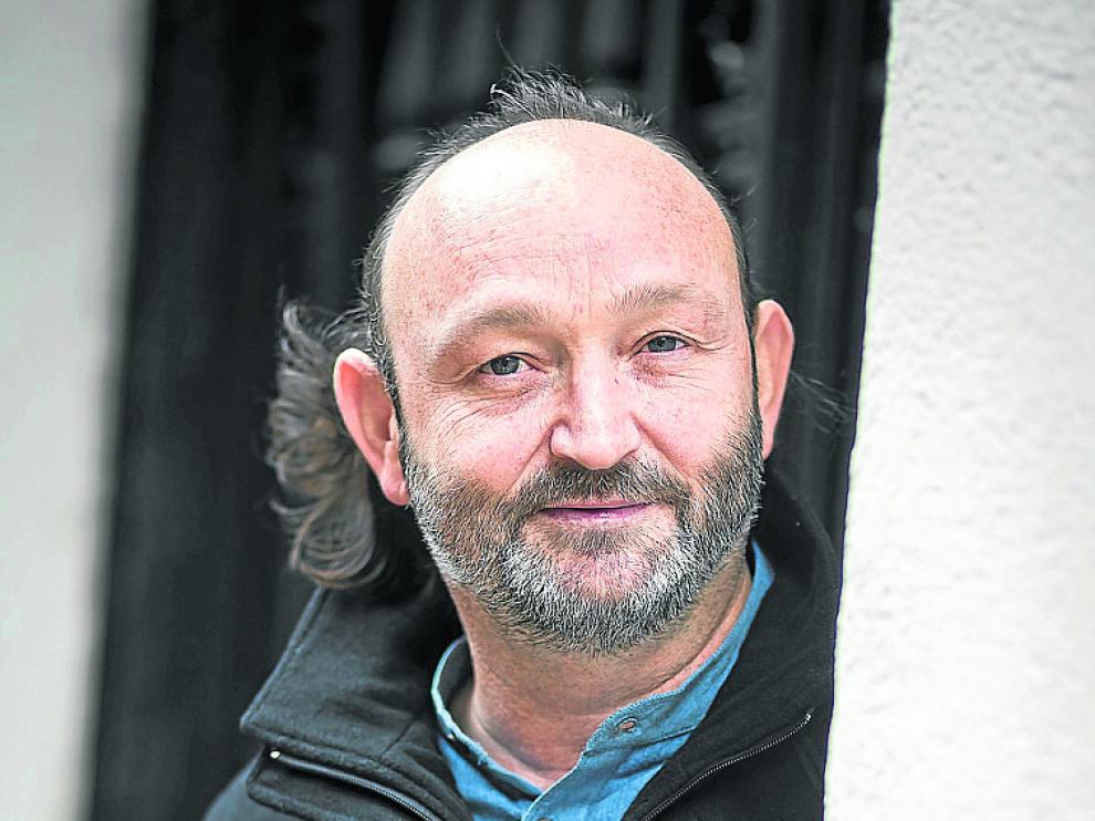 Moncho Ferrer, en su visita a Zaragoza el pasado lunes.