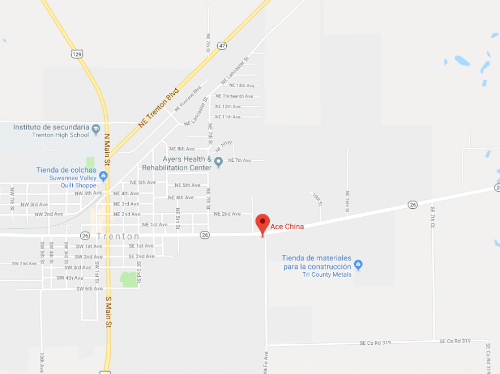 Lugar, en Trenton, donde se ha producido el tiroteo