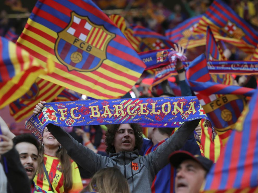 Las mejores imágenes de la final de Copa entre el Barcelona y el Sevilla