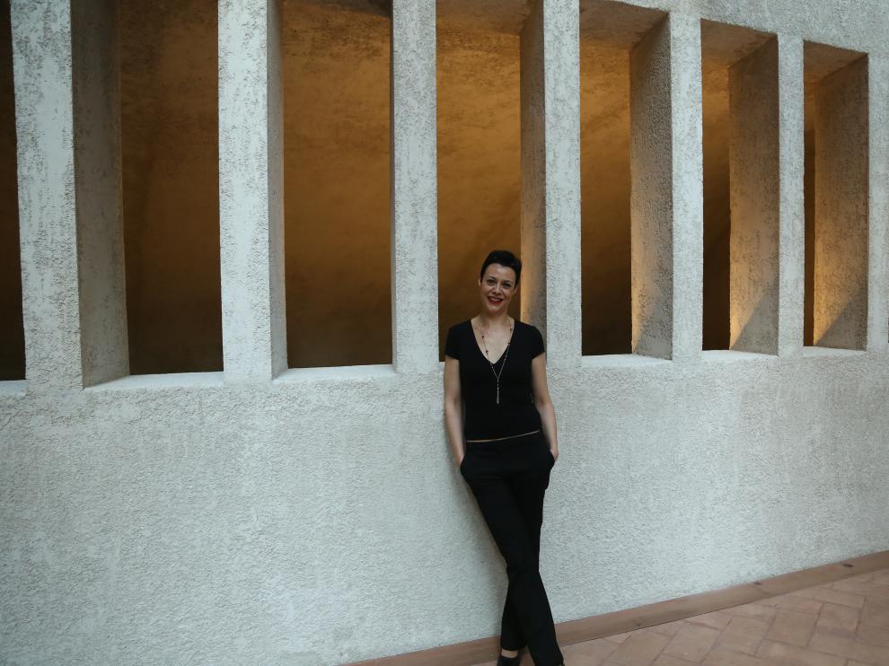 La compositora jaquesa Yolanda Campos Bergua.