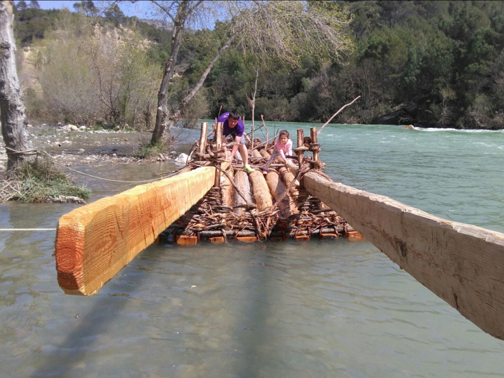 Un Gállego impresionante espera a las nabatas