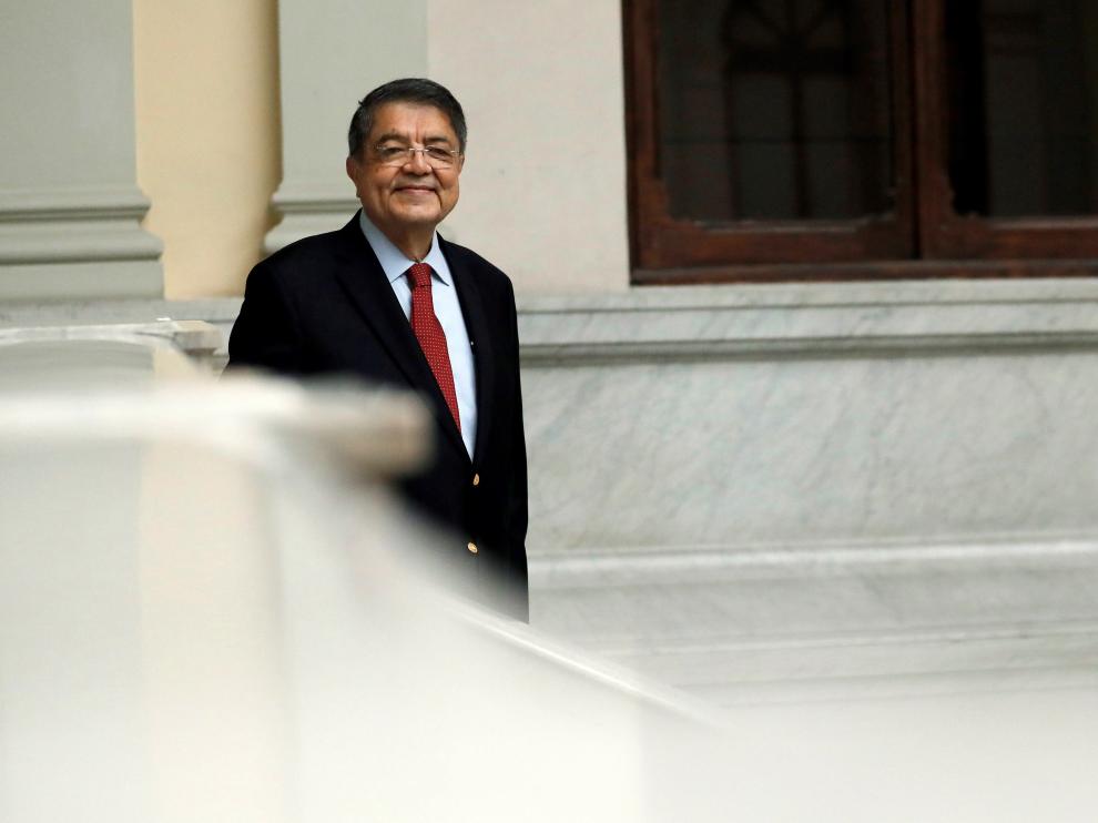 El premio Cervantes Sergio Ramírez, el pasado jueves en la Biblioteca Nacional.