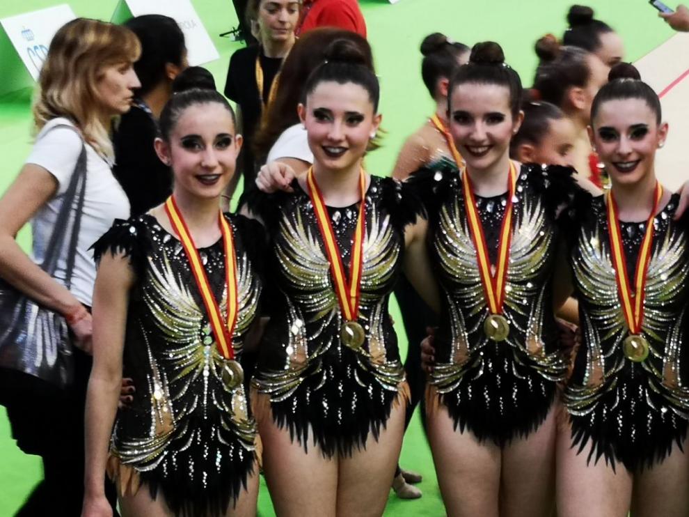 El equipo de Primera Categoría del CEGRZ 97, oro en la Copa de España