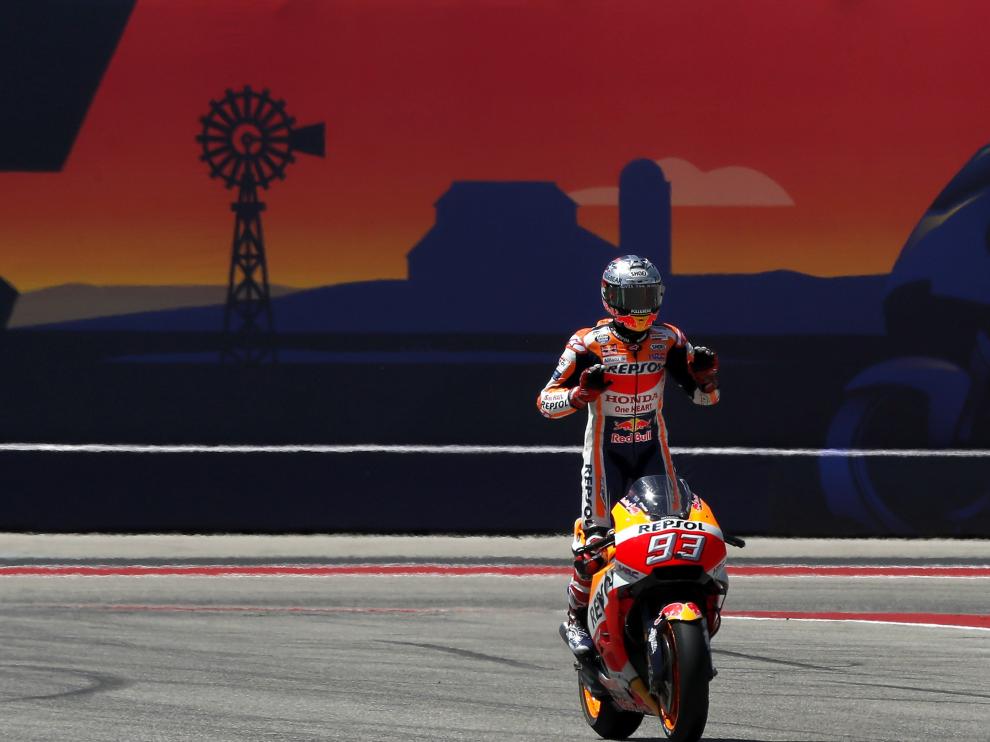 Márquez suma su primer triunfo del año en Austin y deja claro quien manda