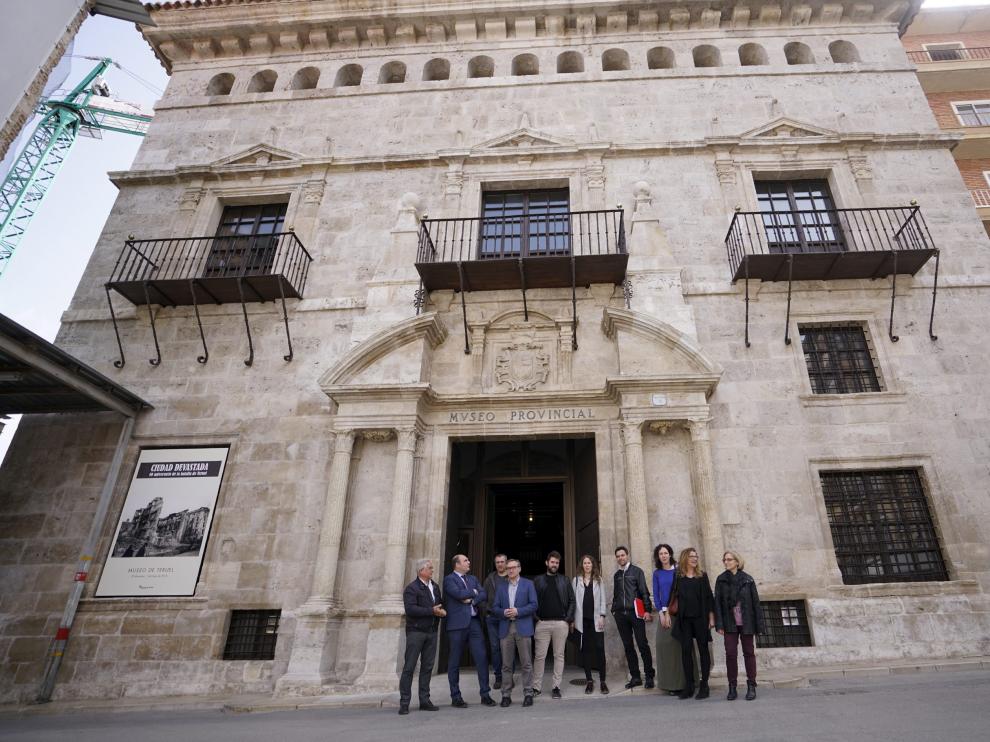 La fachada del Museo Provincial de Teruel, recién restaurada.