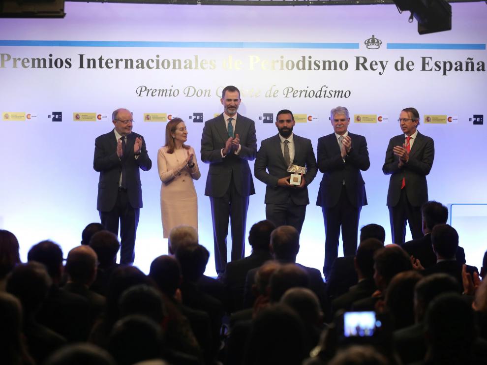 Ceremonia de entrega de los Premios Internacionales de Periodismo Rey de España y el Premio Don Quijote.
