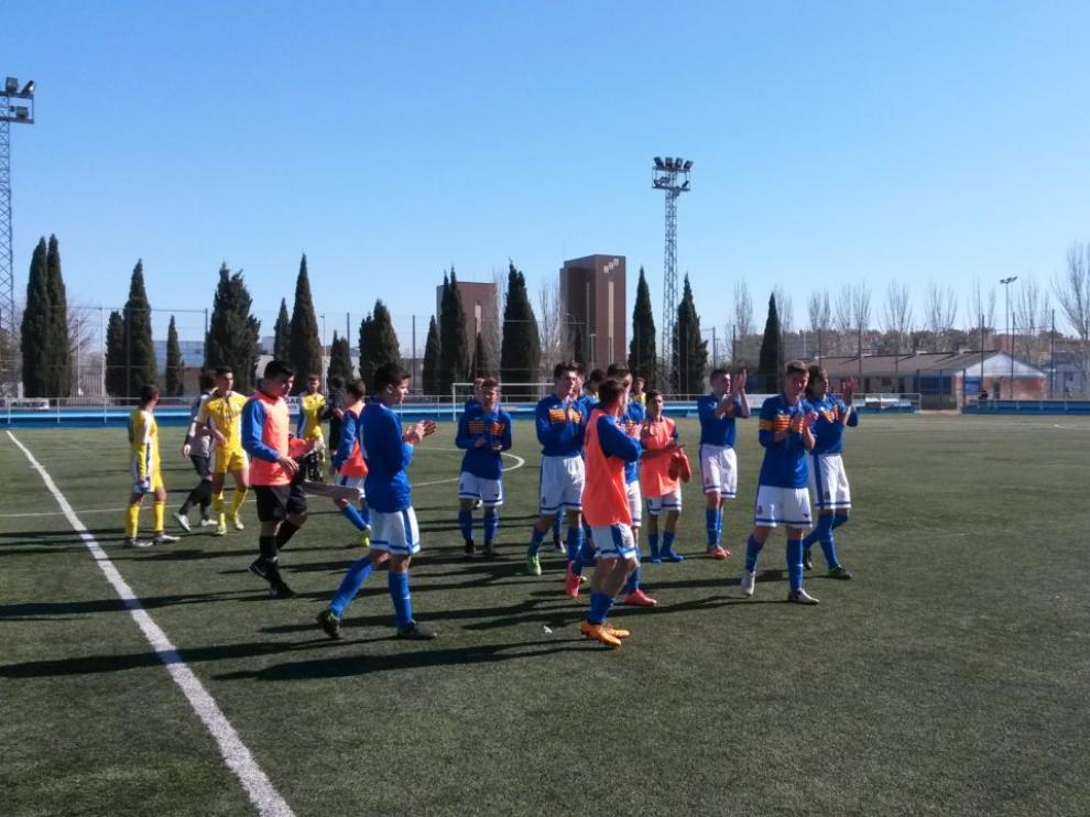 Aragón Sub 18 tras su victoria frente a Canarias (4-1)