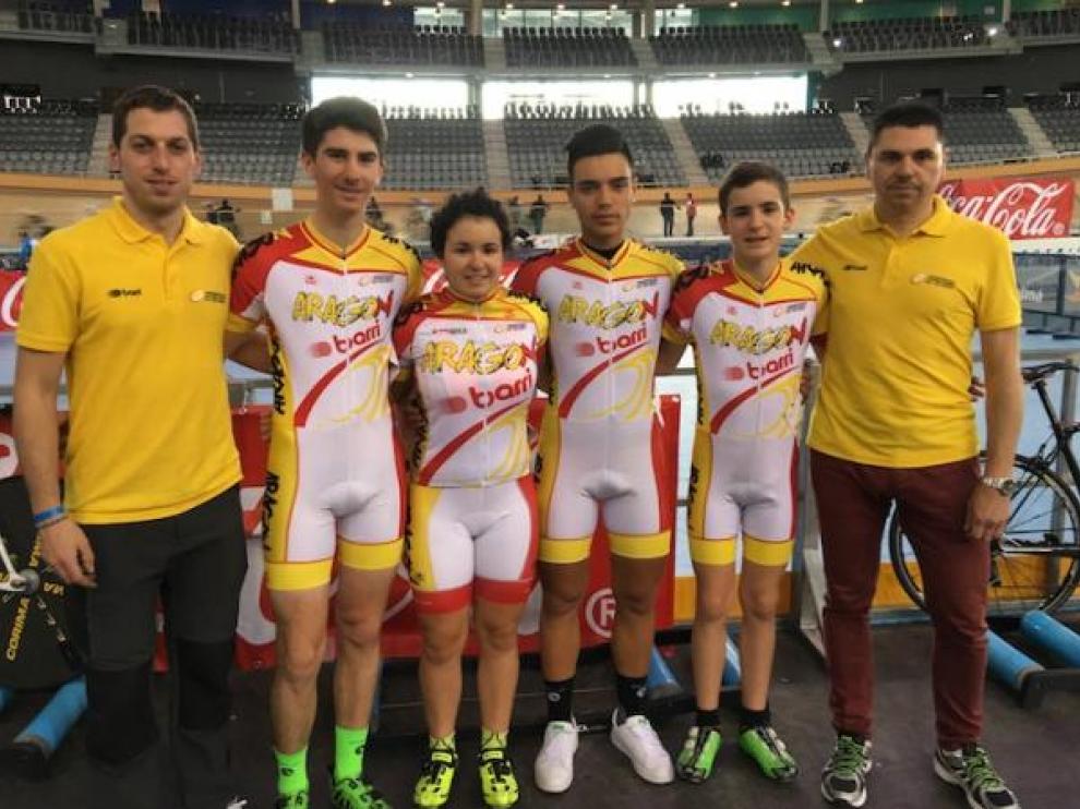 Selección Aragonesa en el Open de España de Pista en el Palma Arena