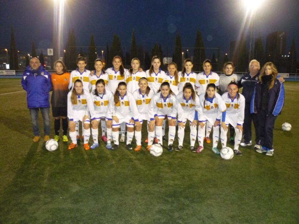 La selección aragonesa sub 18