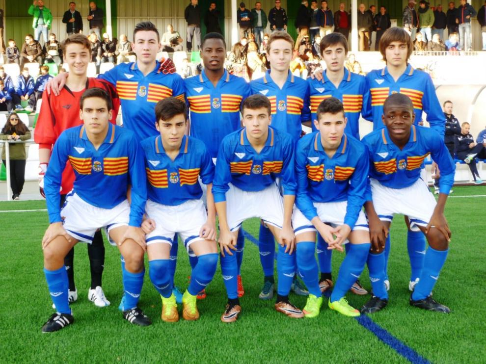 Aragón Sub 16. Once inicial ante Galicia