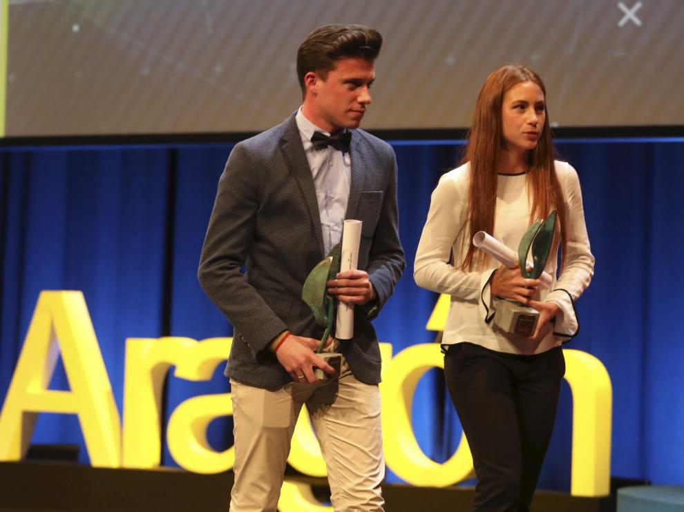 Carlos Mayo y Begoña García, mejores deportistas de 2017.