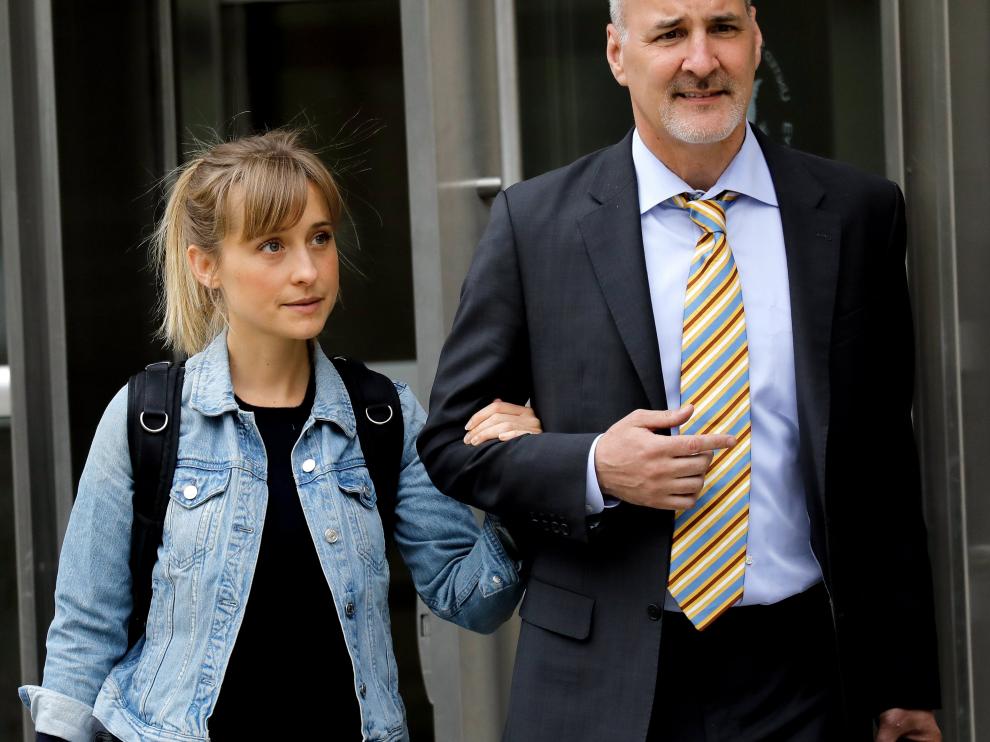 La actriz Allison Mack