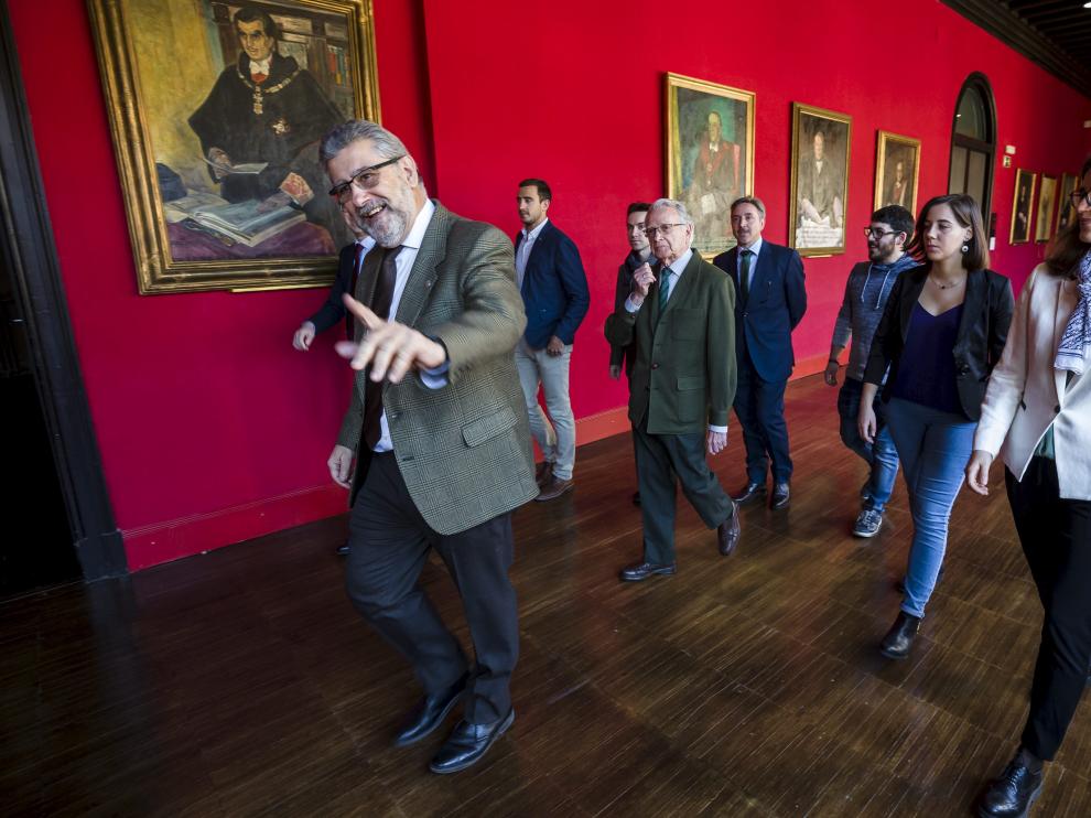 El rector José Antonio Mayoral en una reciente entrega de premios a estudiantes de la Universidad de Zaragoza
