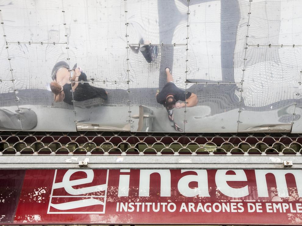 Una oficina del INAEM en Zaragoza.
