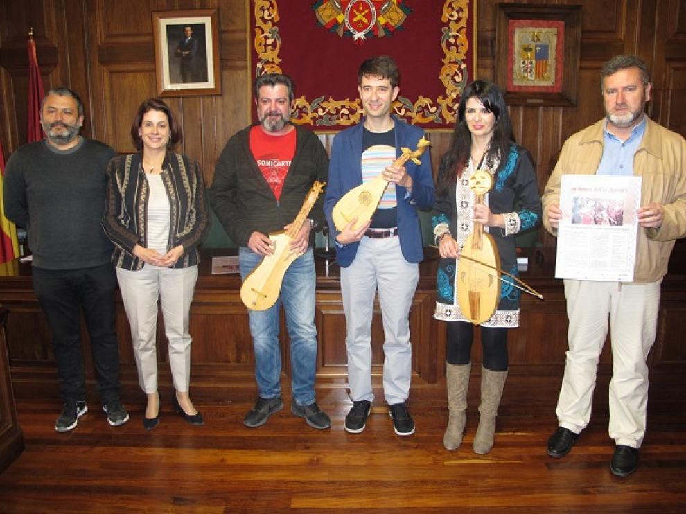 Presentación de los tres instrumentos reproducidos.