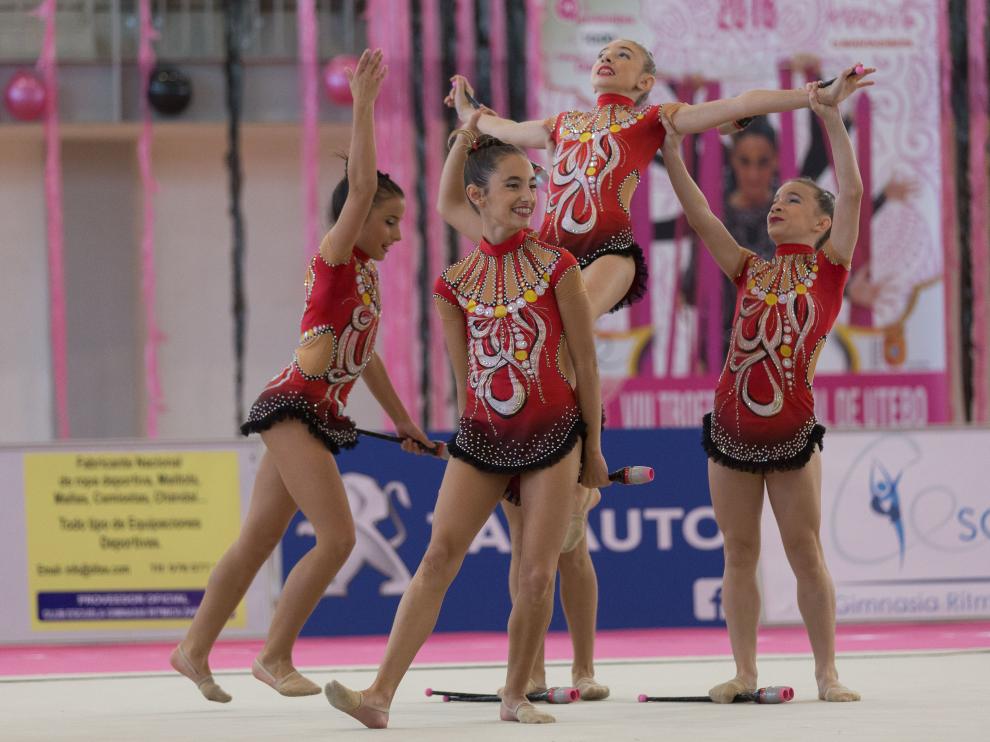 Gimnasia rítmica. Trofeo Nacional de Conjuntos de Utebo