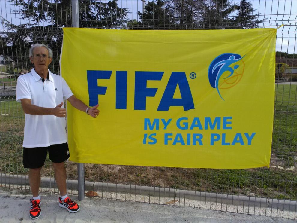 Jose Luis Iranzo en el curso de formación para técnicos de fútbol playa.