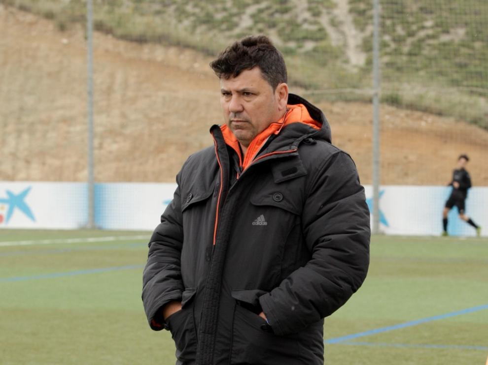 El entrenador del Juventud, Toño Blasco.