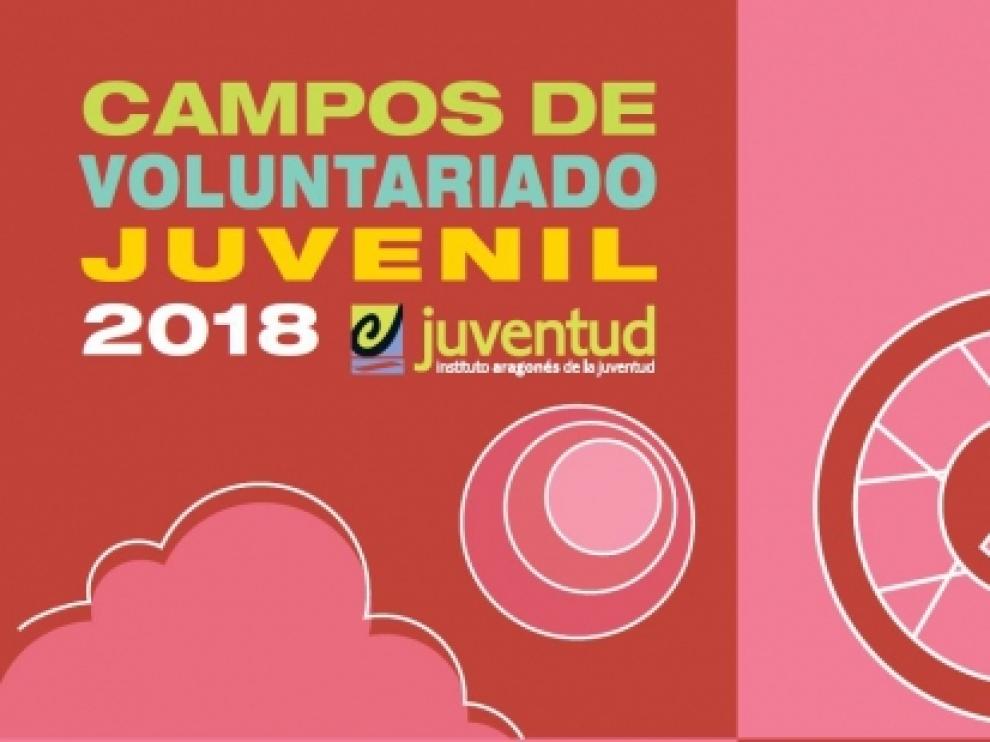 Imagen del folleto explicativo de los campos de voluntariado juveniles