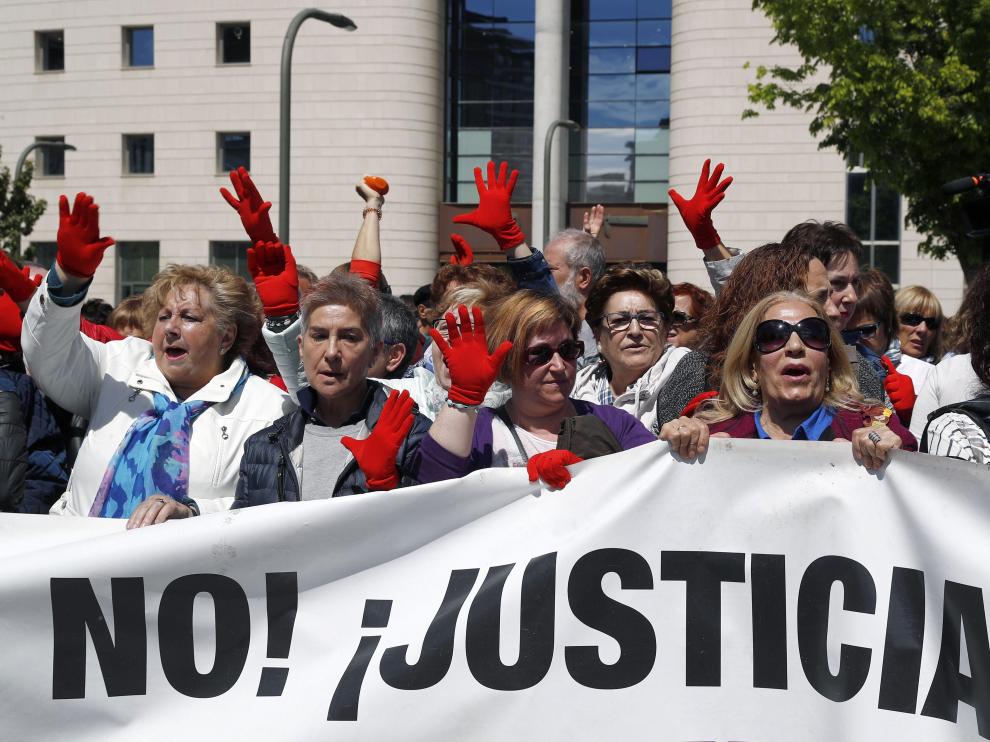 Manifestación en contra de la sentencia contra La Manada