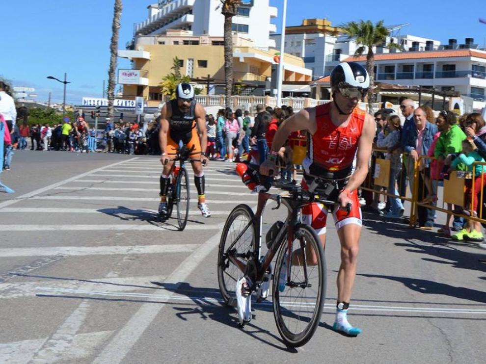 David Val, en una de sus últimas competiciones.