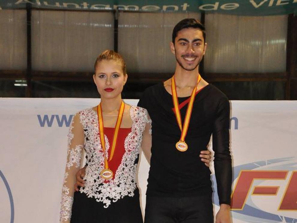 La pareja Jaime García y Malene Nichita .