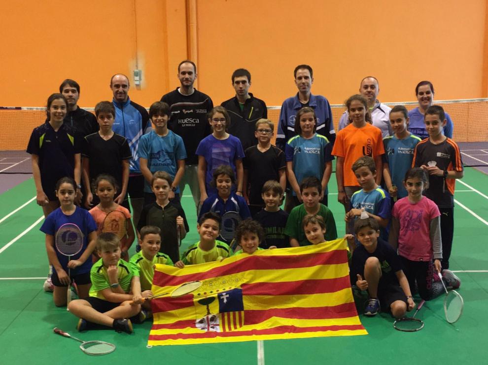 Participantes en el el Máster Nacional de Jóvenes de Alfajarín.