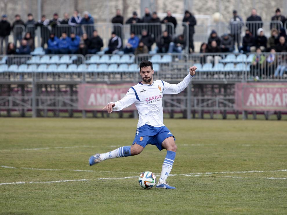Marc Vales, durante su etapa en el Real Zaragoza.