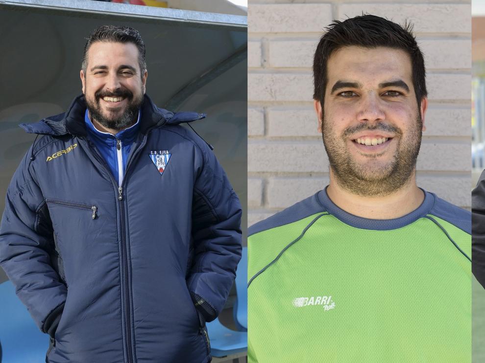 Néstor Pérez, Óscar Laguna y Fernando Campillo.