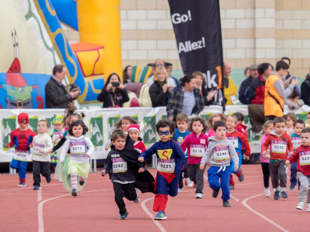 Imagen de ediciones anteriores de la San Silvestre organiada por 100 Pies Eventos