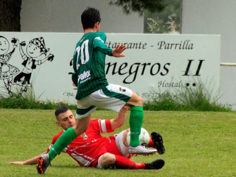 Imagen de archivo de un partido disputado por el Bujaraloz en Primera Regional.