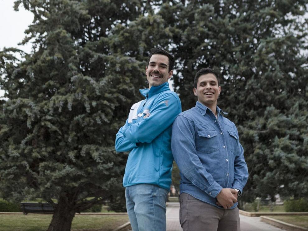 Raúl Álvarez y Fernando Oto, entrenadores del Dominicos y el Azulejos Moncayo Maristas.