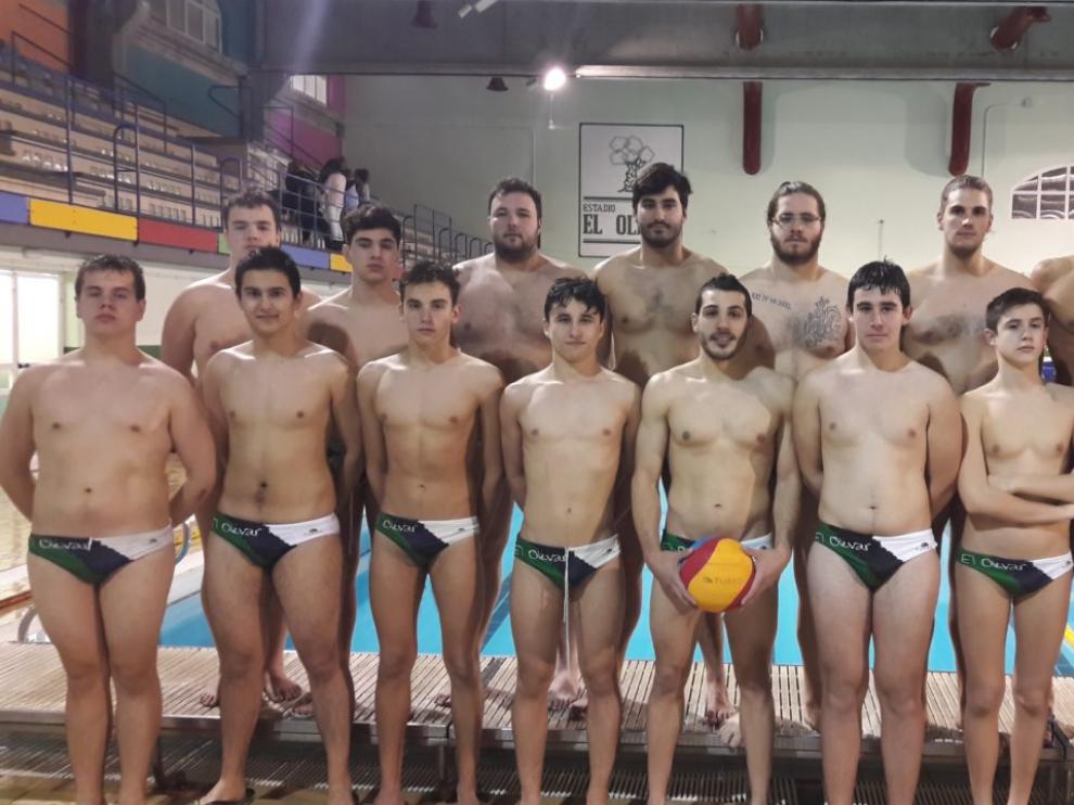 Los jugadores de El Olivar que participan en la liga valenciana.