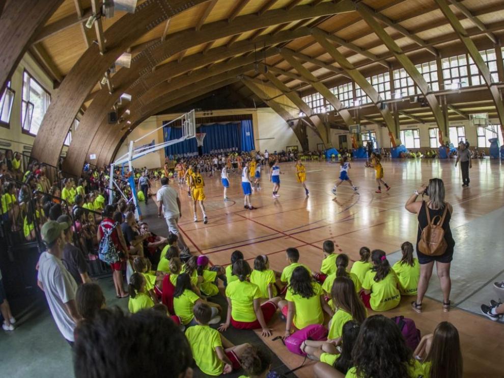 El pabellón de Benasque, durante el Torneo Valle Escondido.