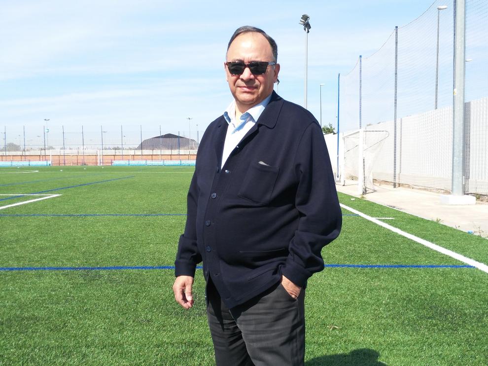 Agustin Cirac, presidente del Comité de Entrenadores de Fútbol de Aragón.