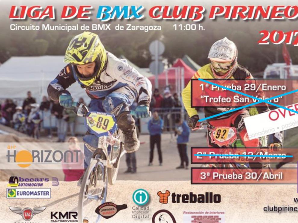 Zaragoza acoge la última prueba de la Liga BMX Club Pirineos