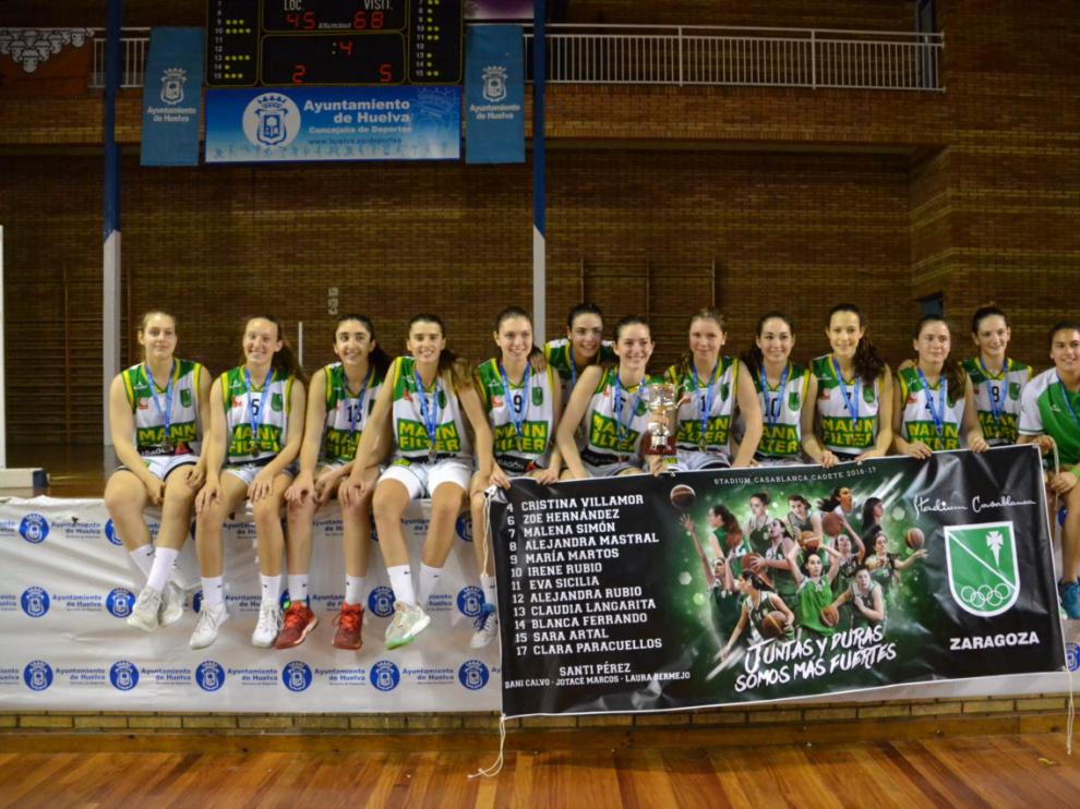 El Stadium Casablanca, cadete femenino, subcampeón de España.