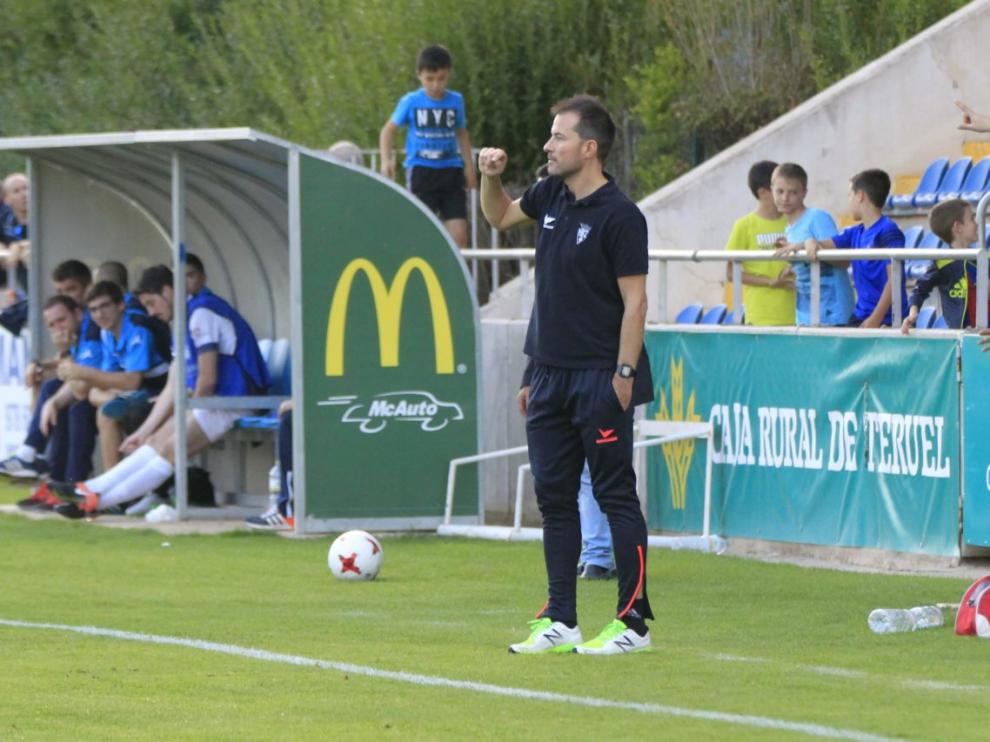 Dani Aso, durante un partido del Teruel de esta temporada.