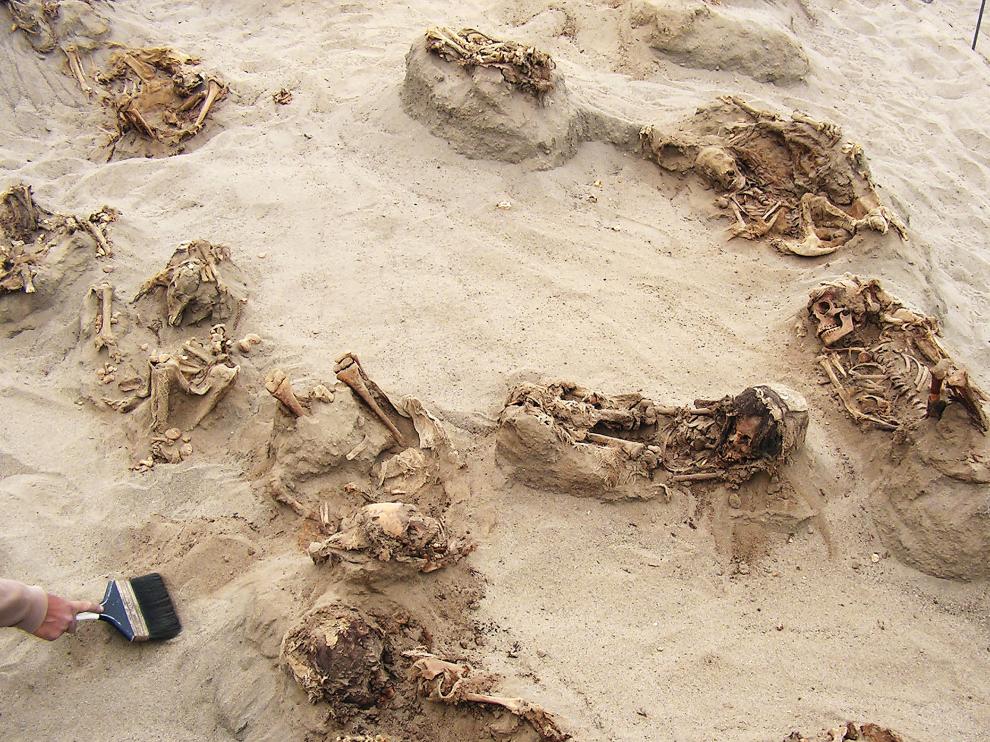 Los restos fueron encontrados cerca de Chan Chan, la ciudad de barro más grande del continente