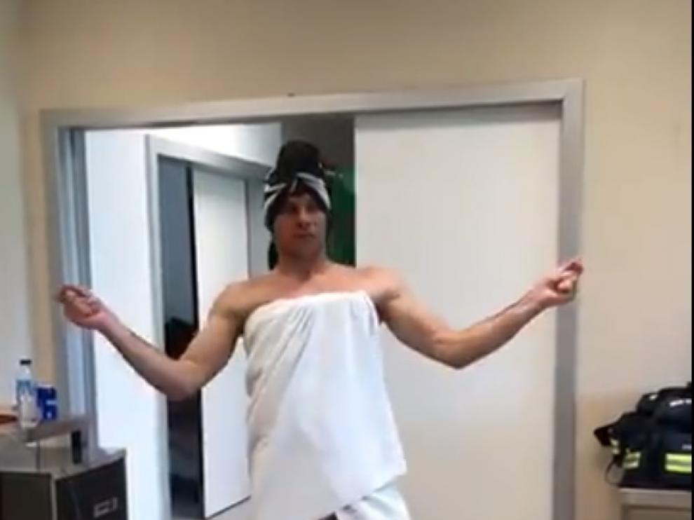 Un momento del baile de Joaquín.