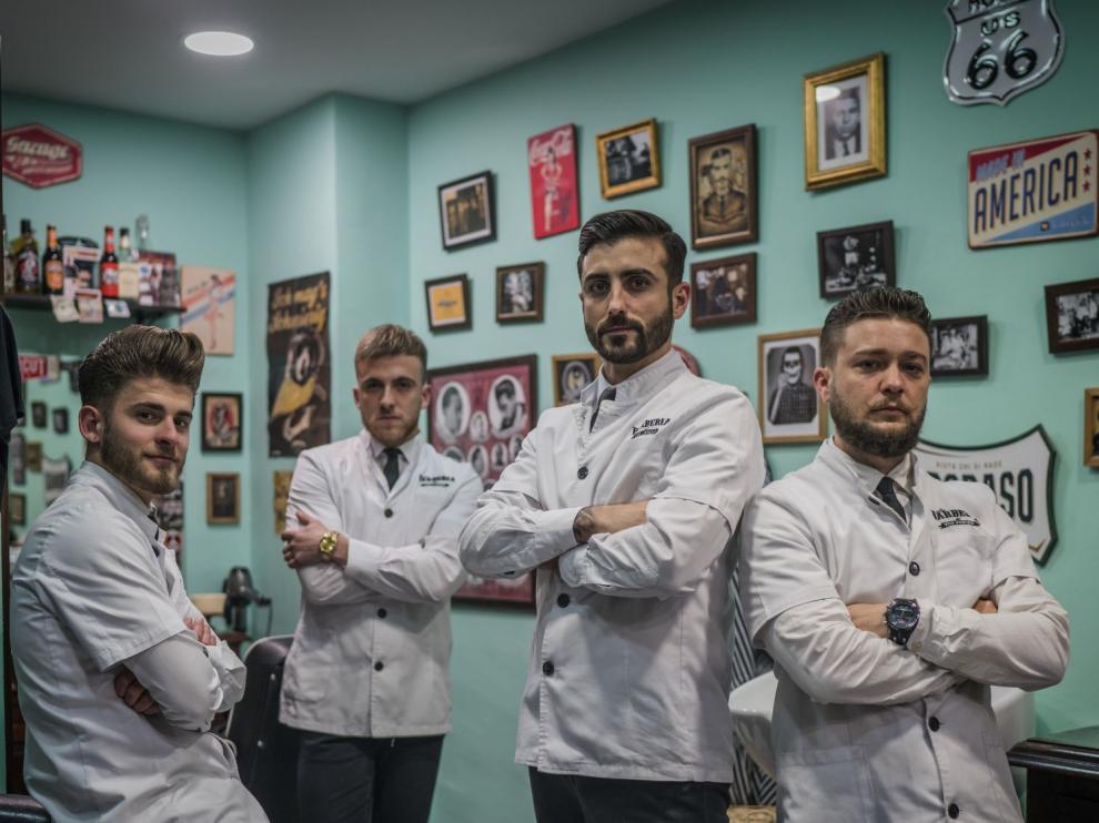 Una barbería zaragozana entre las 20 más influyentes de España