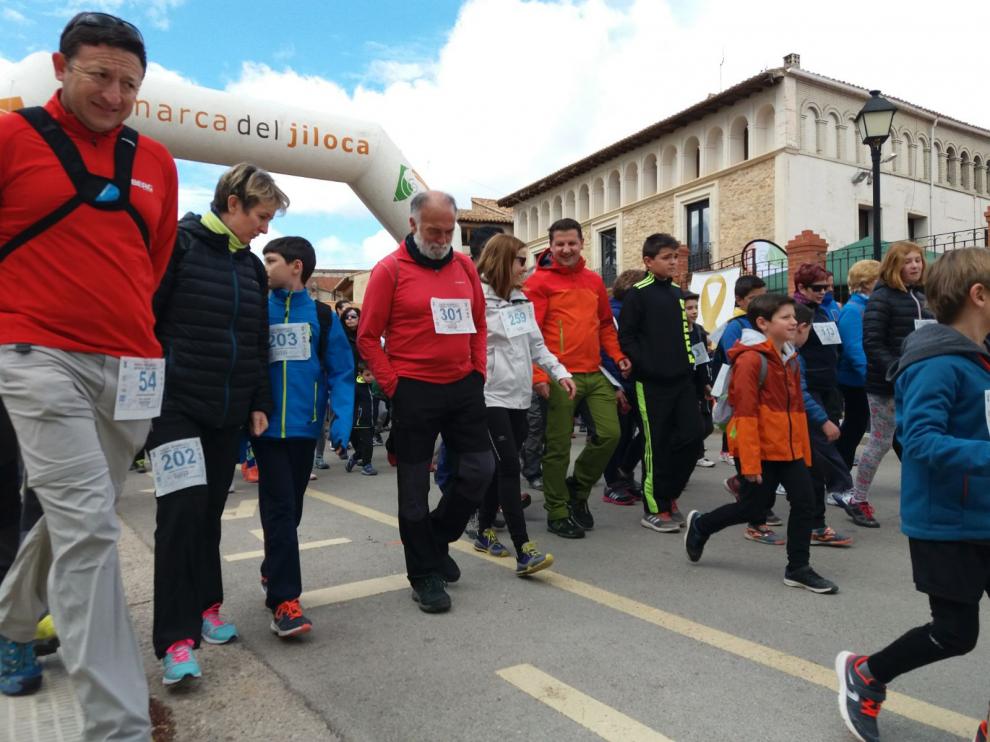 Marcha a beneficio de Aspanoa en Monreal del Campo