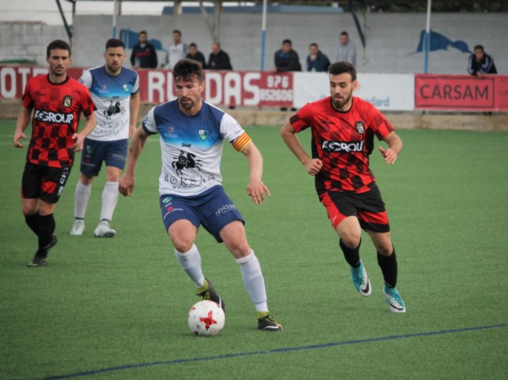 Fútbol. Tercera División - Borja vs. Tamarite. Alba Rivera.