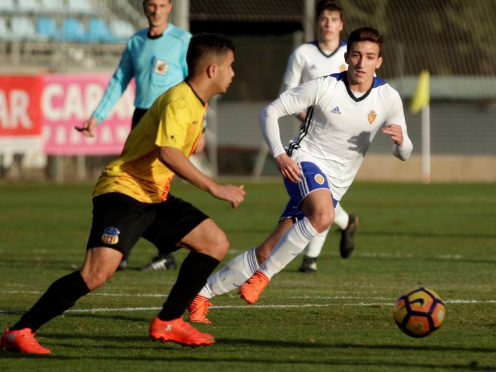 Fútbol. Baselga autor del único tanto del Real Zaragoza DHJ.